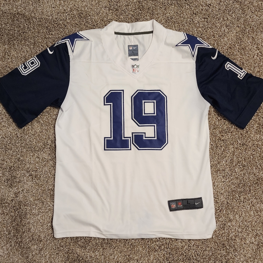Amari Cooper Dallas Cowboys White Alternate Jersey Stitched Men's L NOT Official